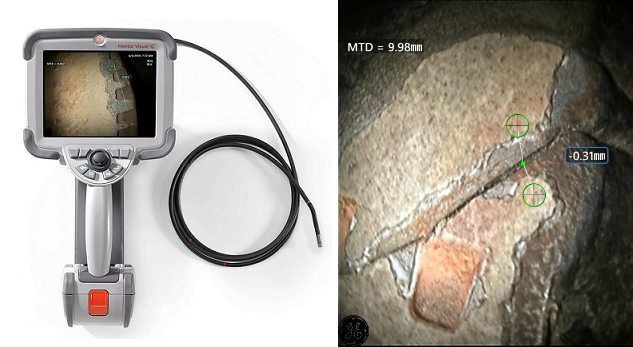 韋林工業(yè)內(nèi)窺鏡MViQ的裂紋裂縫檢測圖像 韋林工業(yè)內(nèi)窺鏡MViQ的裂紋裂縫檢測圖像