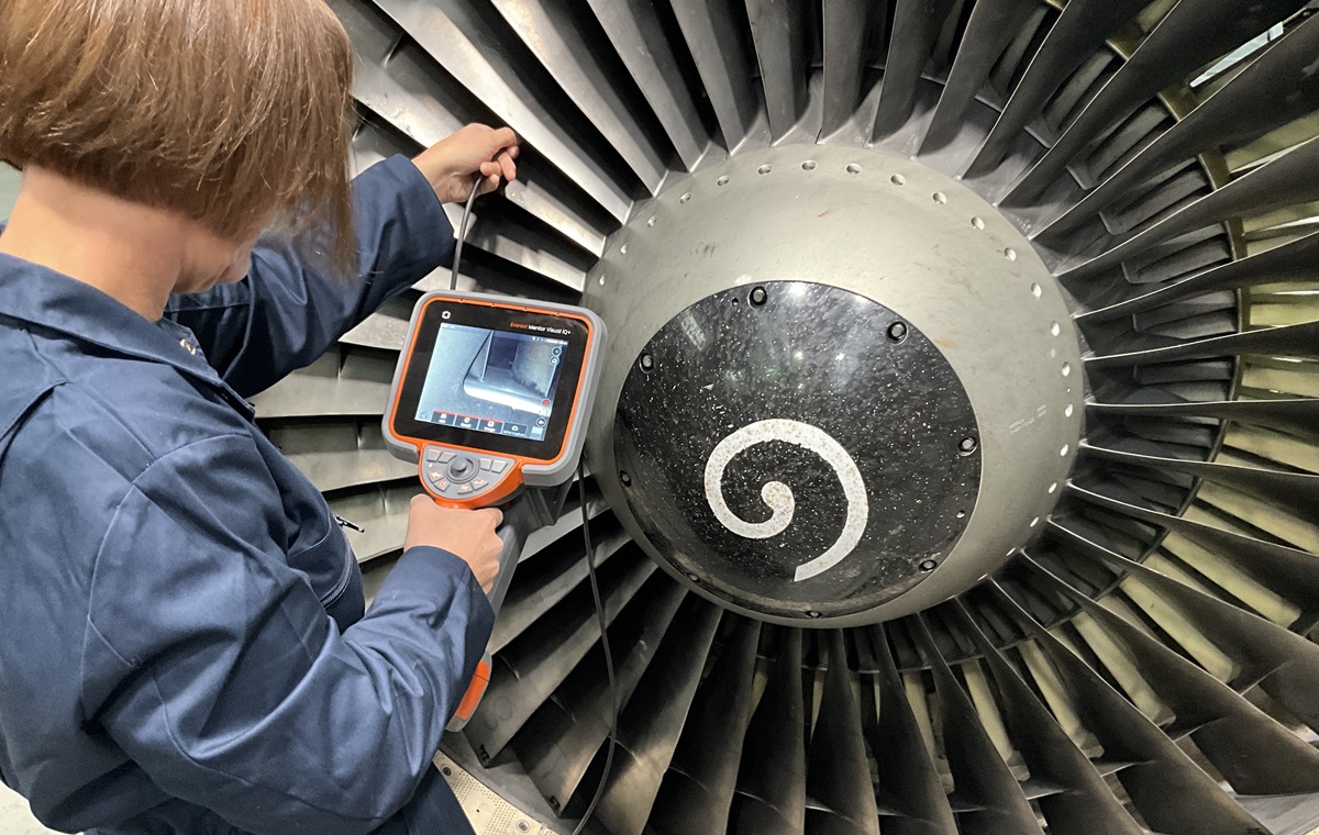 工業(yè)內(nèi)窺鏡檢測(cè)民航發(fā)動(dòng)機(jī)的應(yīng)用