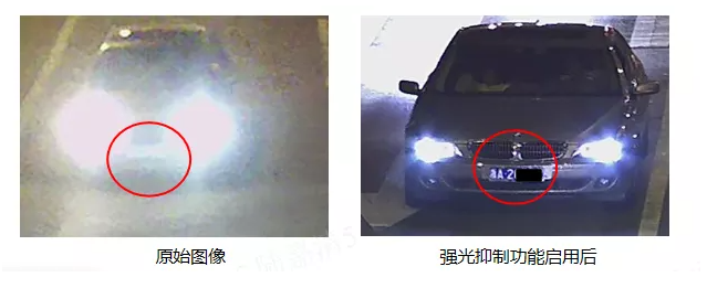 強光抑制效果對比 強光抑制效果對比